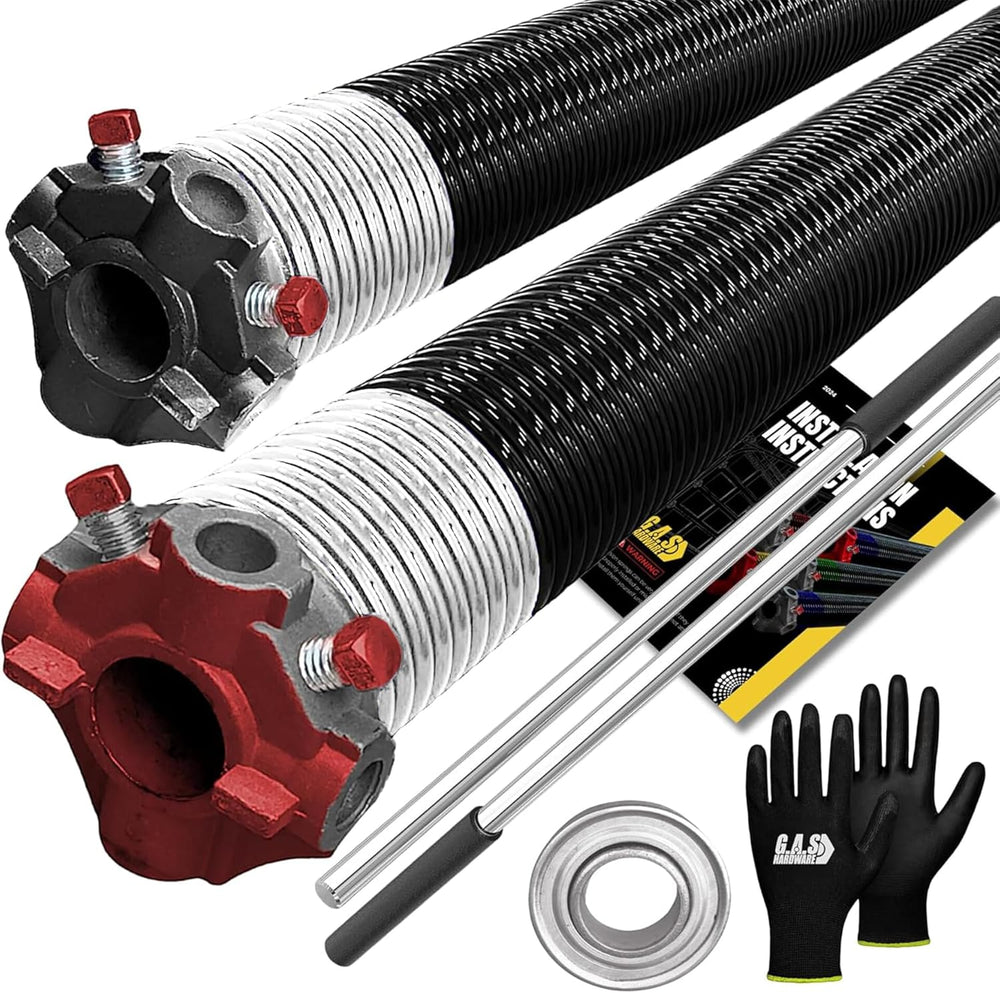 Garage Door Torsion Spring 218x1.75x24 Includes 1” Steel Bearing, Non-Slip