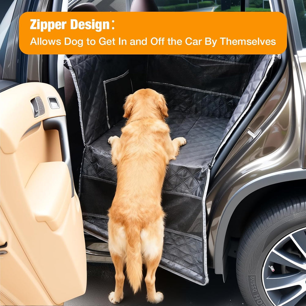 Dog Car Seat for Large Medium Dogs, Half Back Seat Dog Car Seat Cover