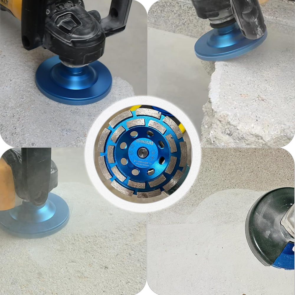 5 inch Diamond Cup Grinding Wheel,5/8"-11 Arbor Concrete Grinder Wheel D...