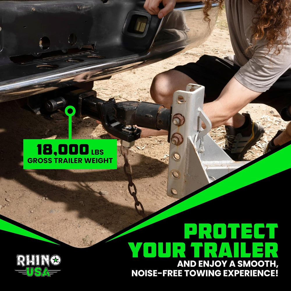 Rhino USA 2.5” Trailer Hitch Pin – Patented 5/8" Locking Receiver Pin fo...