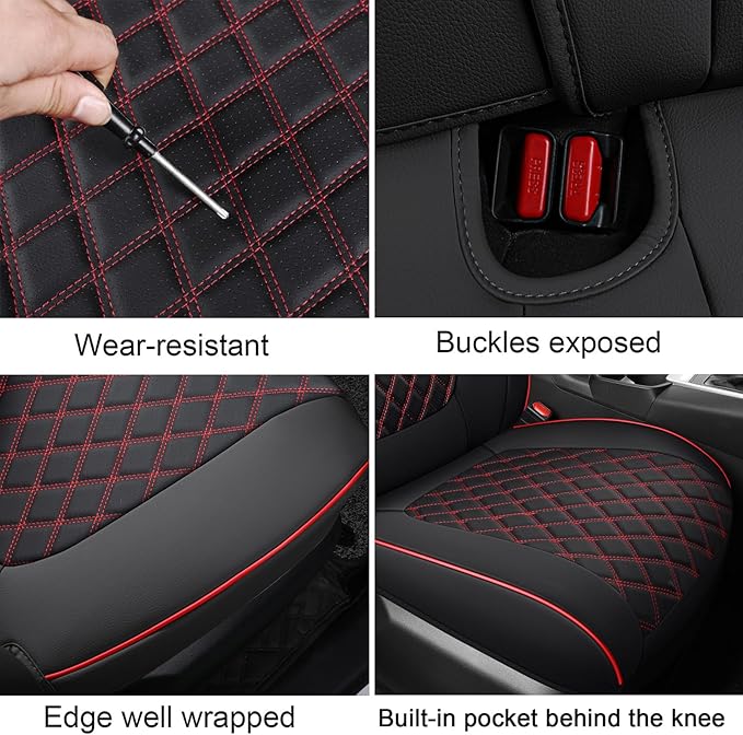 MIROZO Seat Covers for Rav4, Non-Hybrid Toyota RAV4 Seat Covers Car Seat Cover
