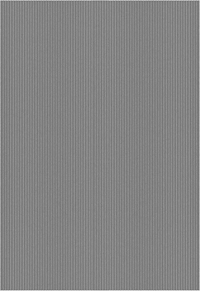 Ottomanson 6' x 6'6" Mud Mat Area Rug Scraper Carpet