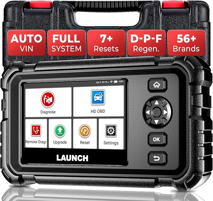 LAUNCH CRP129 HD Heavy Duty Truck Scanner, Full System Diesel Scanner
