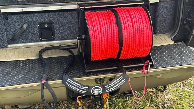 DOWN UNDER OUTDOORS Heavy Duty Game/Log/4x4 Recovery Kit, Deer Drag, 550 ft of