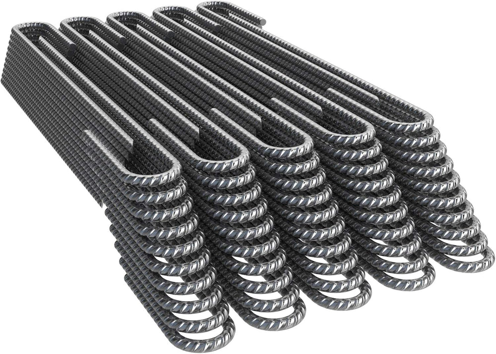 Vodaland Rebar Stakes J Hook Extra Heavy Duty 1/4 inch Coated Steel Ground An...