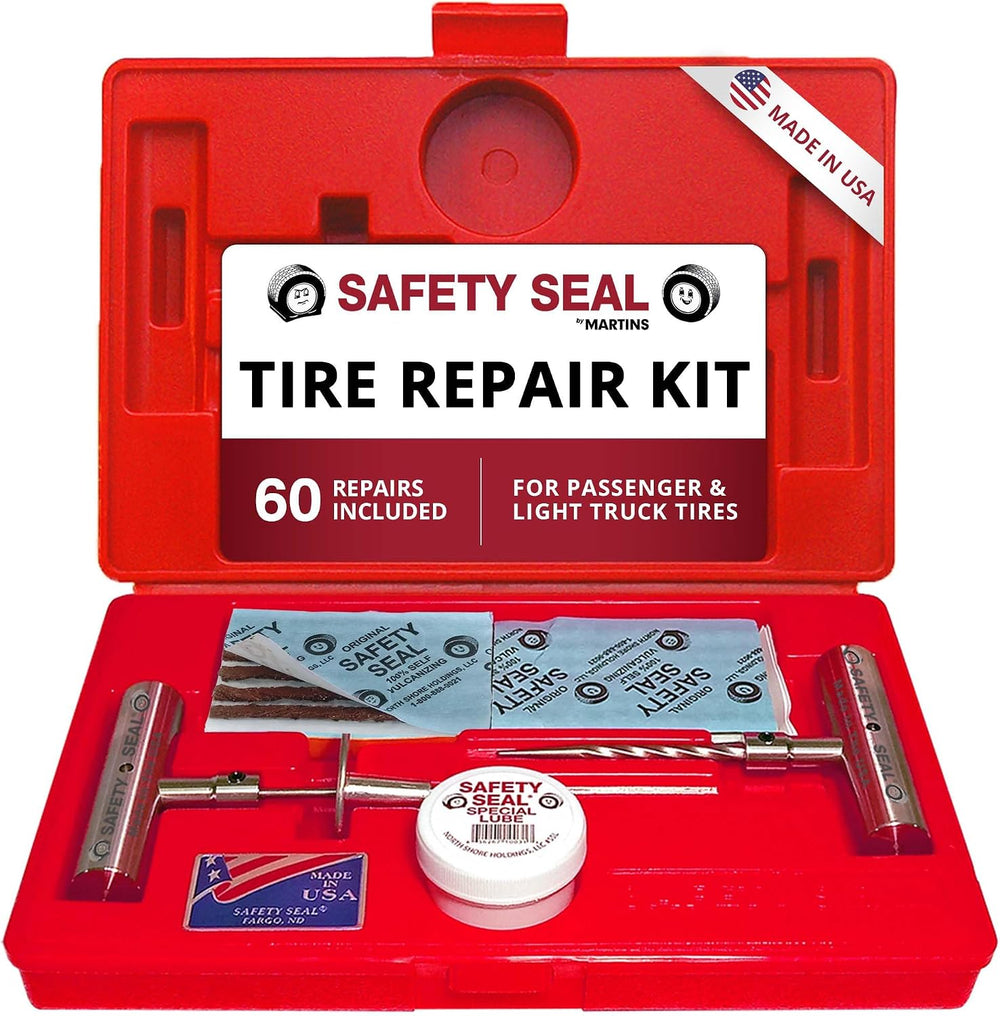 Safety Seal Tire Repair Kit Auto/LT Deluxe Kit, 60 Standard Repairs (4")