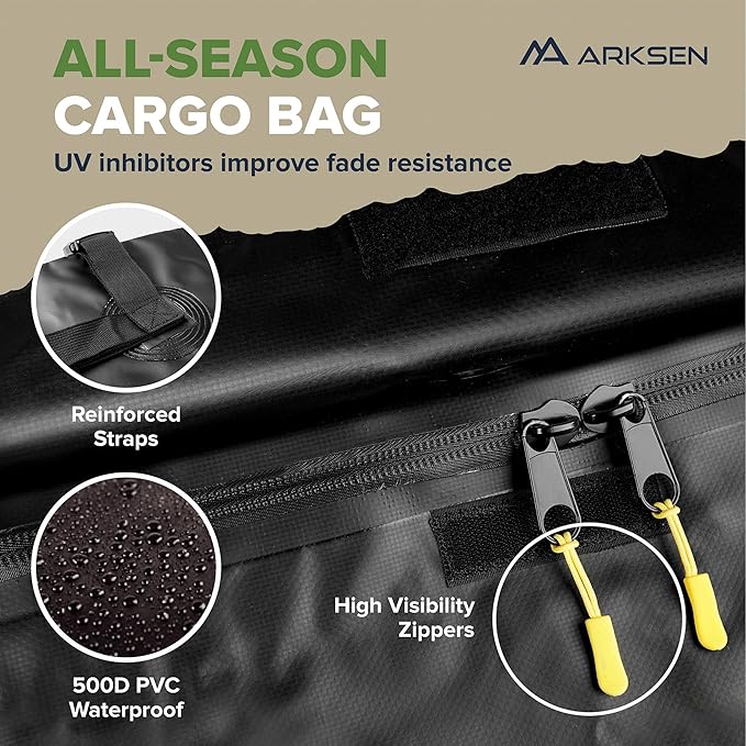 ARKSEN 64 x 50 x 6 Inch Universal Extra Wide 150LB Heavy Duty Roof Rack Cargo