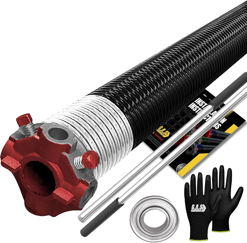 Garage Door Torsion Spring 218x1.75x31 Includes 1” Steel Bearing, Non-Slip