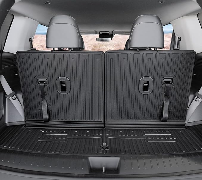 Floor Mats for 2024 2025 2026 Hyundai Santa Fe 6-Seat/7-Seat, All Weather TPE