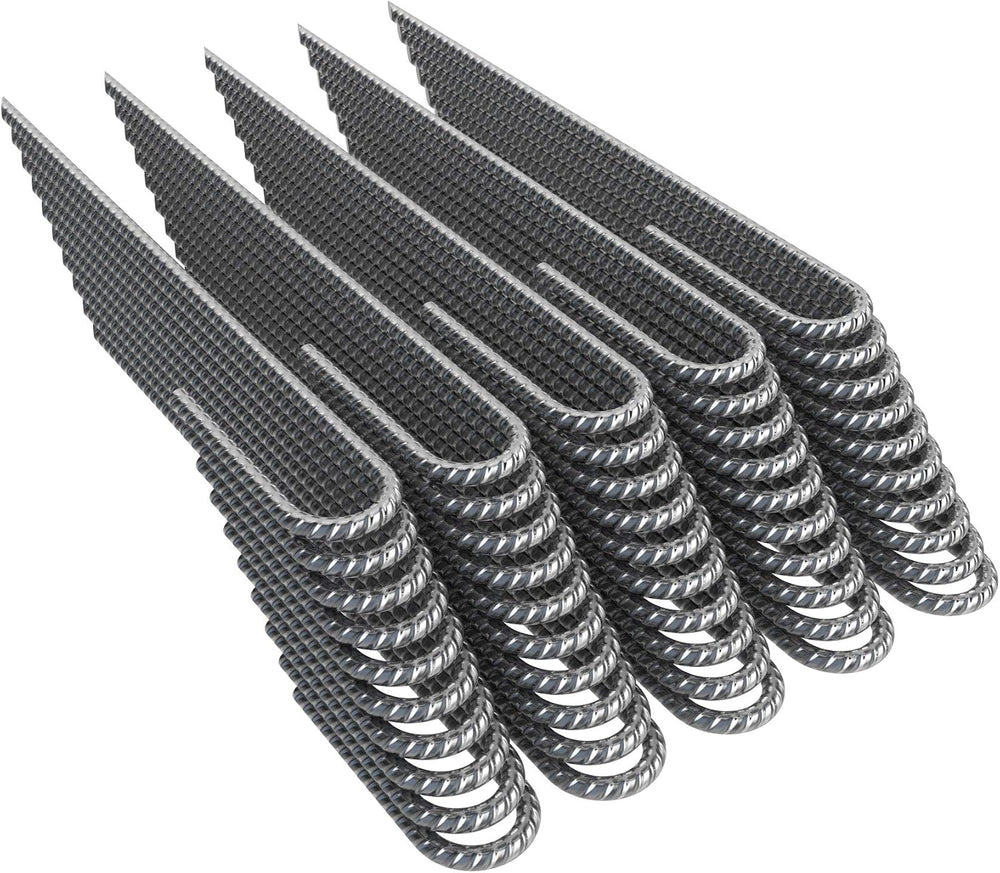 Vodaland Rebar Stakes J Hook Extra Heavy Duty 1/4 inch Coated Steel Ground An...