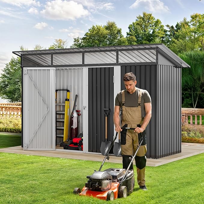 DWVO 9x4 FT Outdoor Storage Shed