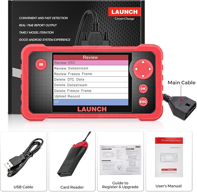LAUNCH CRP123 V2.0 Plus Elite OBD2 Scanner, 2025 New Full System Lifetime Free