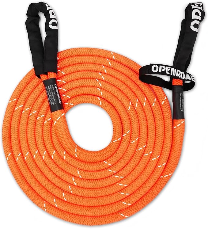 OPENROAD Kinetic Recovery Tow Rope, 36000 Lbs Extreme Duty 35% Elasticity