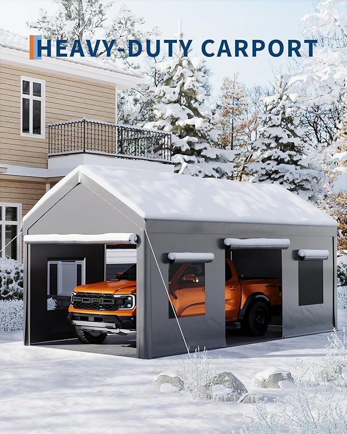 10 x 20ft Heavy-Duty Carport