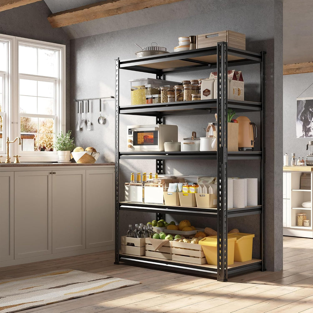63" H Garage Shelving 31.5" W Storage Shelves Adjustable 2000LBS Me...
