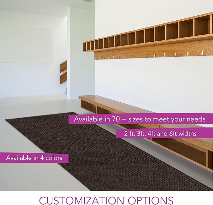 iCustomRug Spartan Weather Warrior Indoor/Outdoor Utility Ribbed Carpet Runner