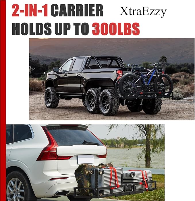 Hitch-Mount Bike Rack for Ebike Heavy-Duty