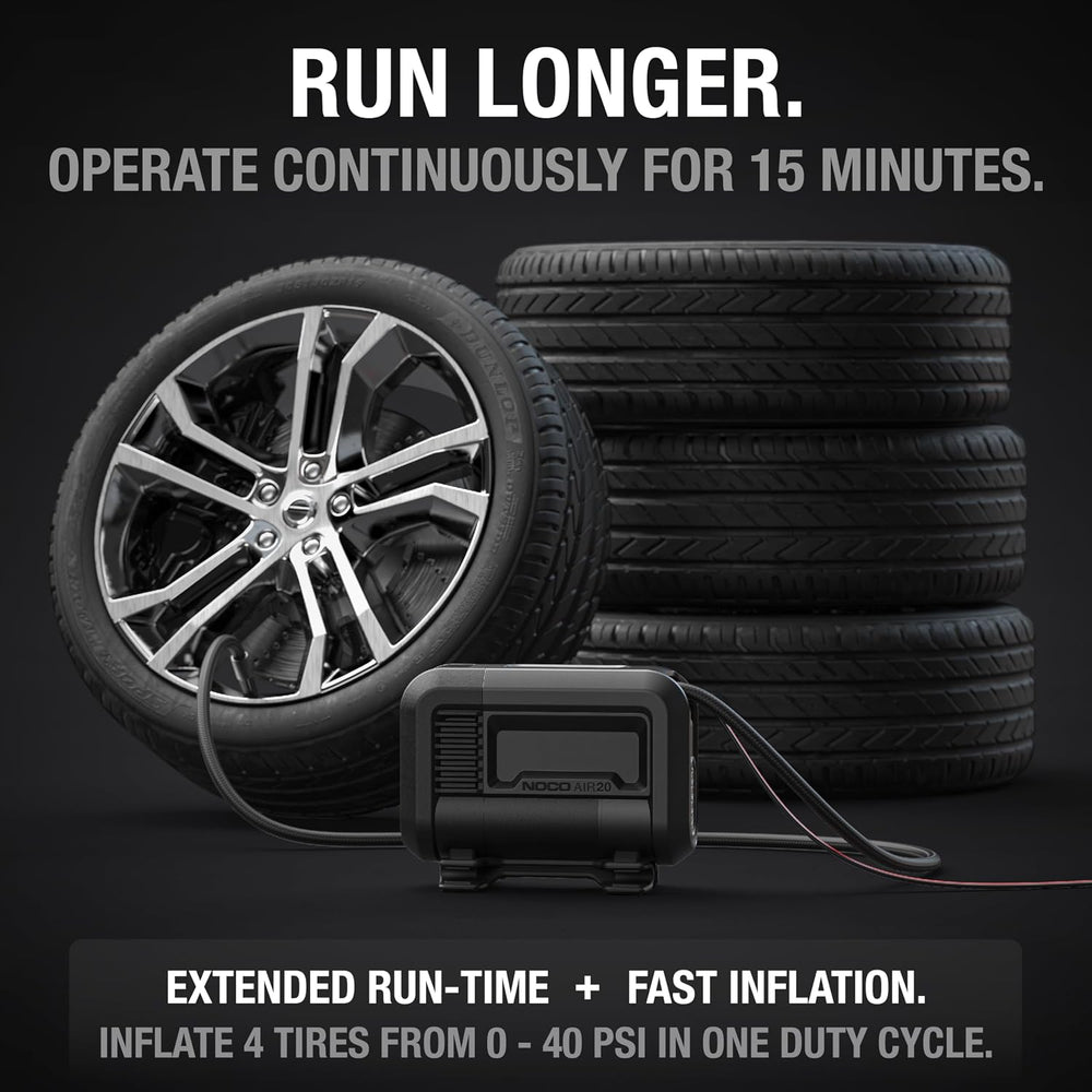 NOCO AIR20 47 LPM 12V Portable Tire Inflator & Air Compressor