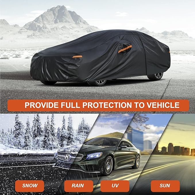 Kayme 7 Layers Car Cover Custom Fit