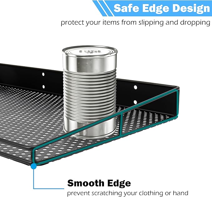 RedCall Heavy-Duty Wall Shelf, 2 Pack Garage Shelf, 23.5" x 12" Lar...