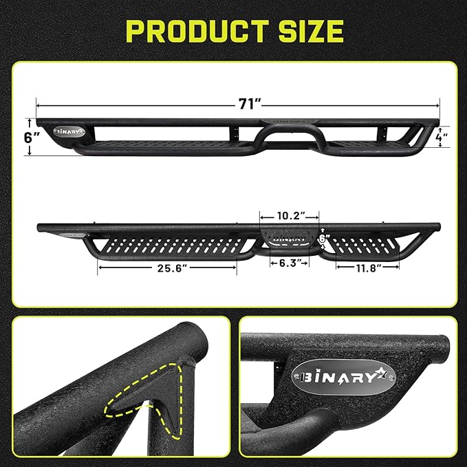 BINARY STAR Running Boards Compatible
