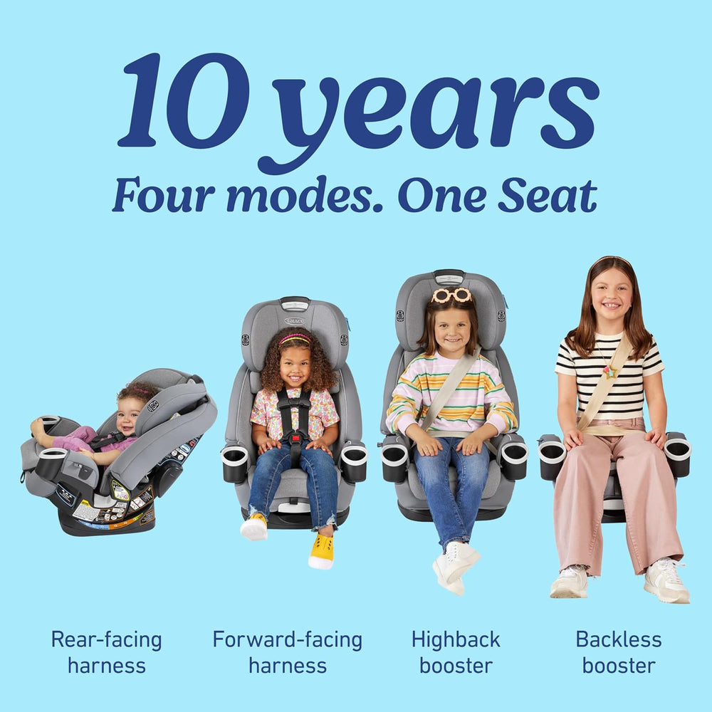 Graco 4Ever DLX 4-in-1 Convertible Car Seat, Charlie