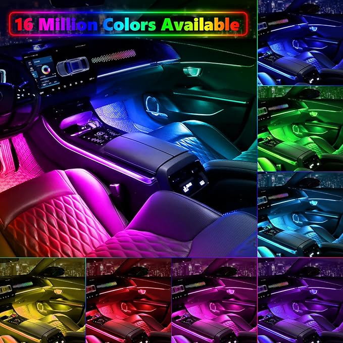 Acrylic Interior Car Light, AMKI Car LED Strip Light