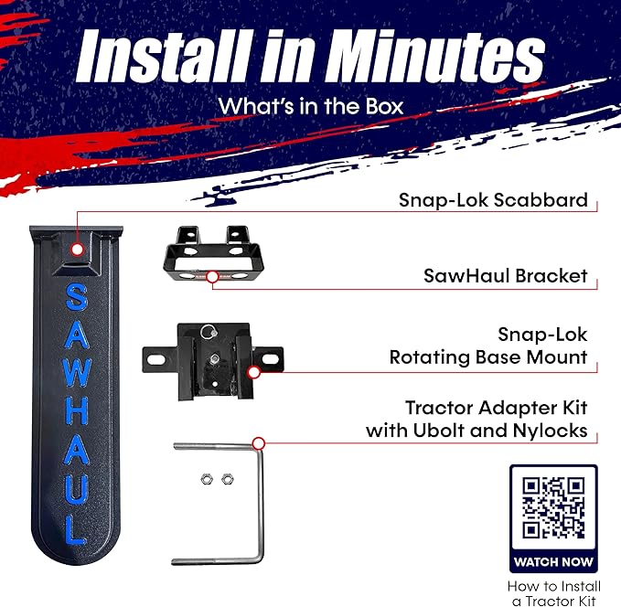 SawHaul Snap-Lok Universal Chainsaw Carrier Kit