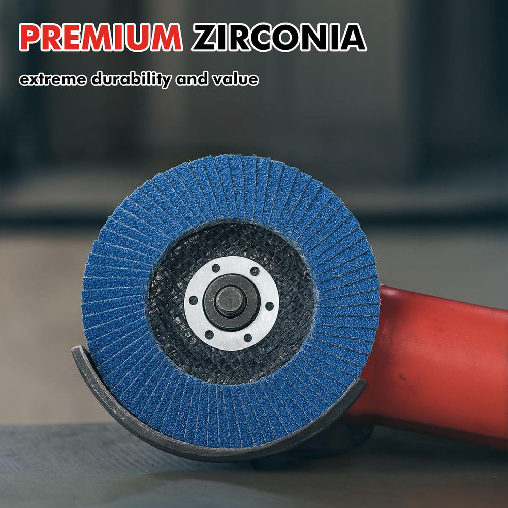 50 Pack 4 1/2 Inch Flap Disc Angle Grinder Sanding Disc Type 29 Flap Discs Pr...