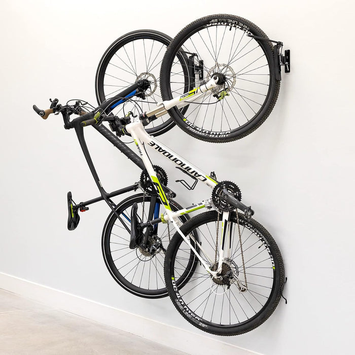 StoreYourBoard Bike Swivel Rack – Wall Mounted Garage Bike Storage, Vertical (2 Pack)