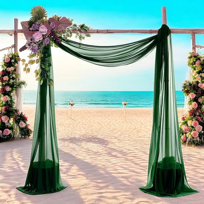 MDS Halloween Chiffon Draping Fabric - 1 Panel, 30" Wide x 40ft Long - S...