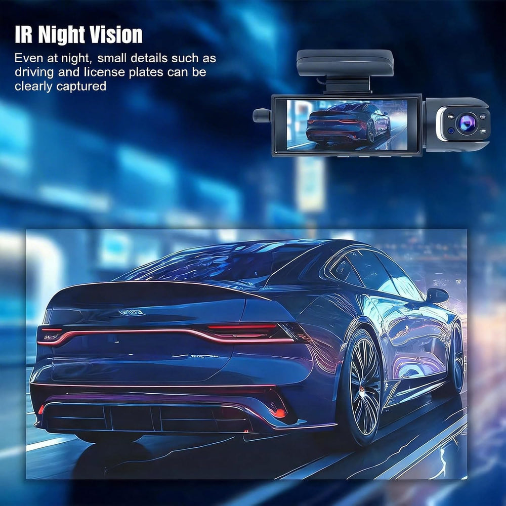 Dashcam Front and Inside,Car Camera Dash Cam for Cars,Driving Recorder with I...