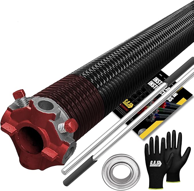 Garage Door Torsion Spring 234x1.75x31 Includes 1” Steel Bearing, Non-Slip