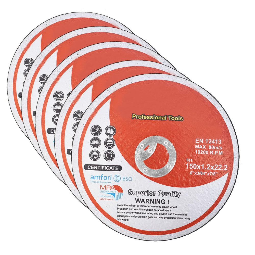 kimllier 100 Pack Cut Off Wheel 6 Inch x 0.045 Inch x 7/8 Inch Metal and Stai...