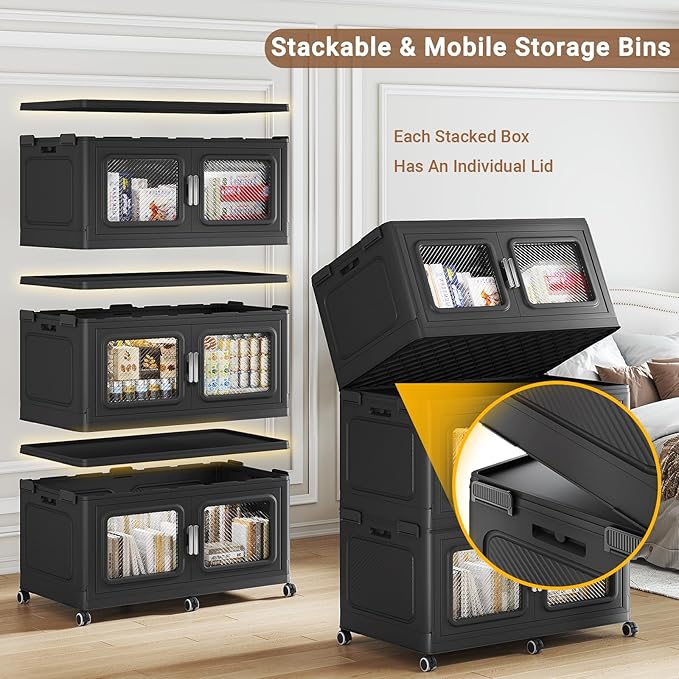 900 Qt Stackable Storage Bin (3 Pack)