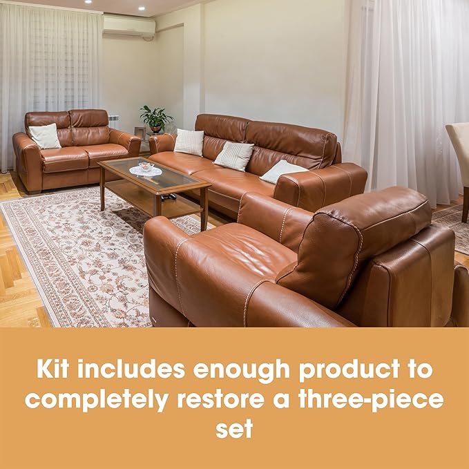 Furniture Clinic Leather Complete Restoration Kit | (5 Piece)