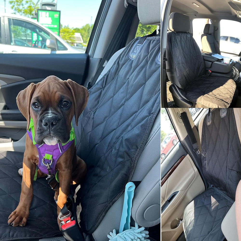 AsFrost Dog Seat Cover Cars Trucks SUVs, Thick 600D Heavy Duty Pets Car Seat ...