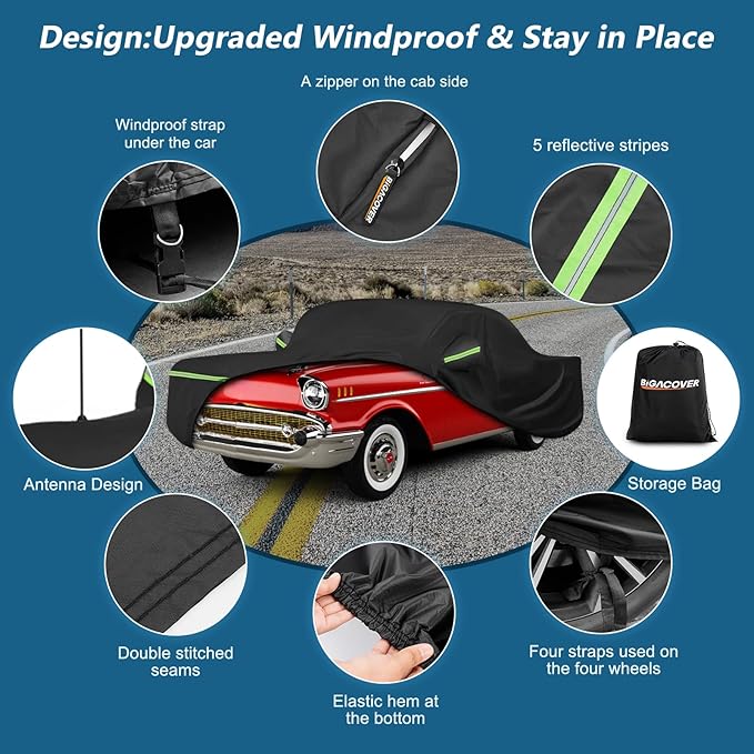 Waterproof Car Covers for Chevrolet Bel Air/150/210 1950-1957