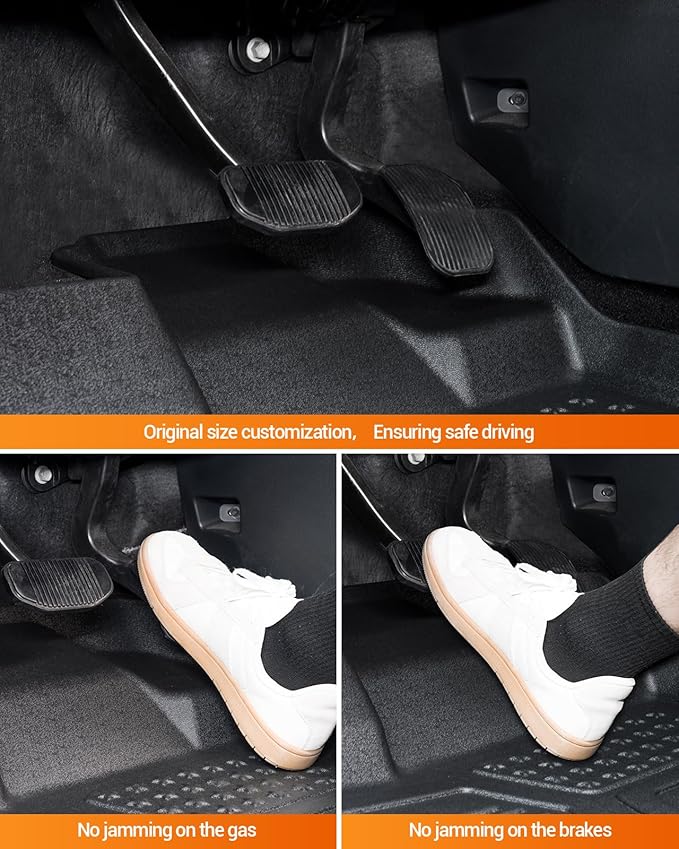 SEALIGHT Floor Mats for Tesla Model y 5-seat 2020-2024, Car Mats All Weather