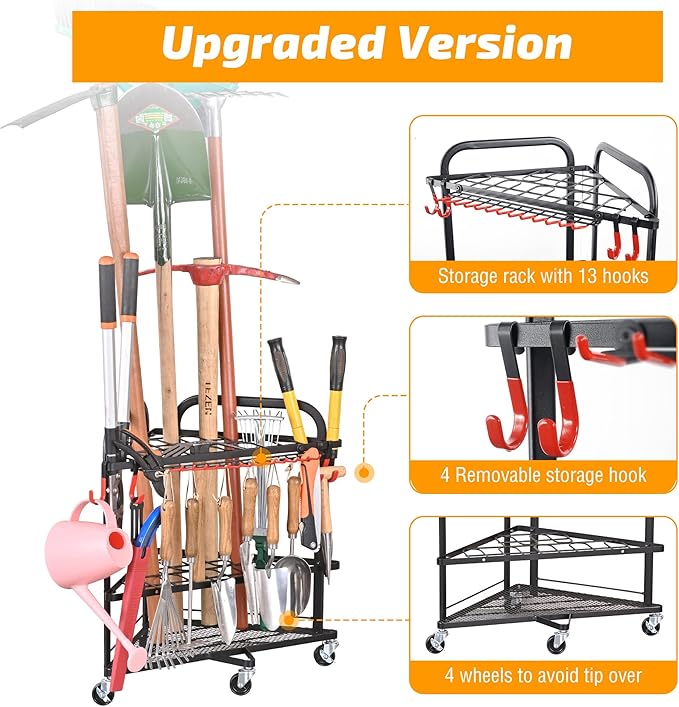 PLKOW Garden Tool Organizer