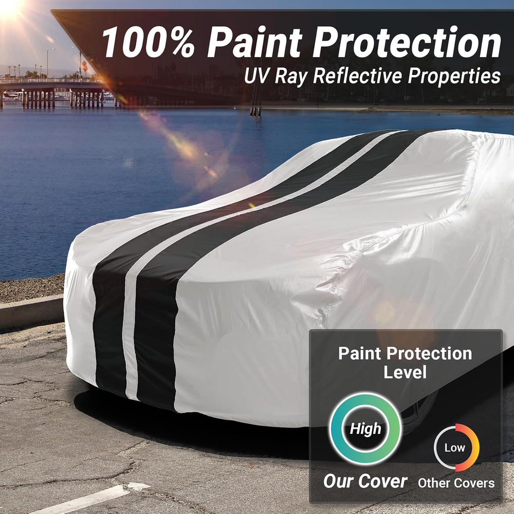 iCarCover Car Cover All Weather for 1961-1962 Chevy Corvair Station Wagon