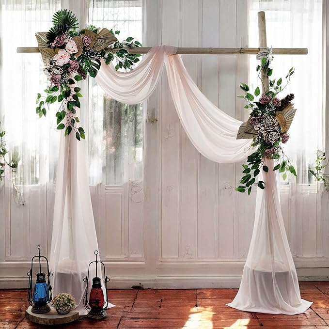 MDS Halloween Chiffon Draping Fabric - 2 Panel, 30" Wide x 100ft Long - ...