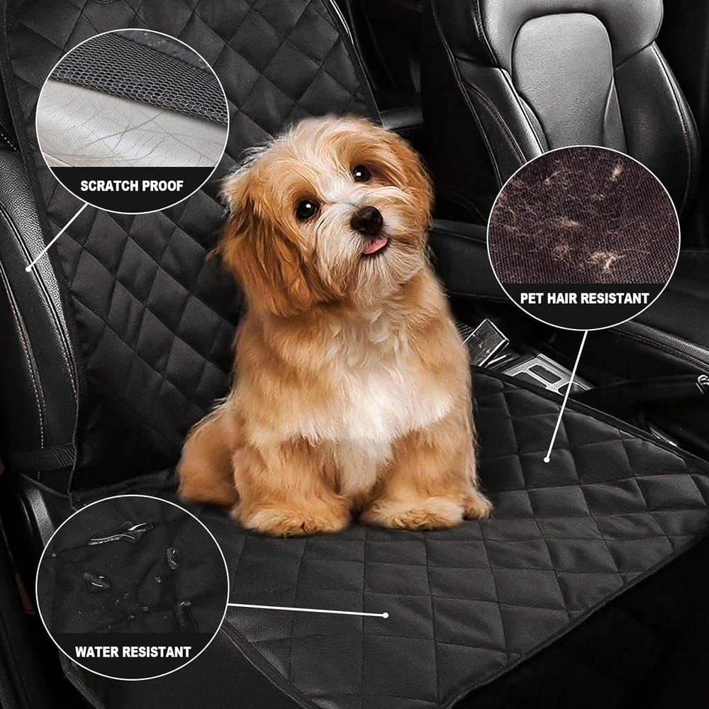 AsFrost Dog Seat Cover Cars Trucks SUVs, Thick 600D Heavy Duty Pets Car Seat ...