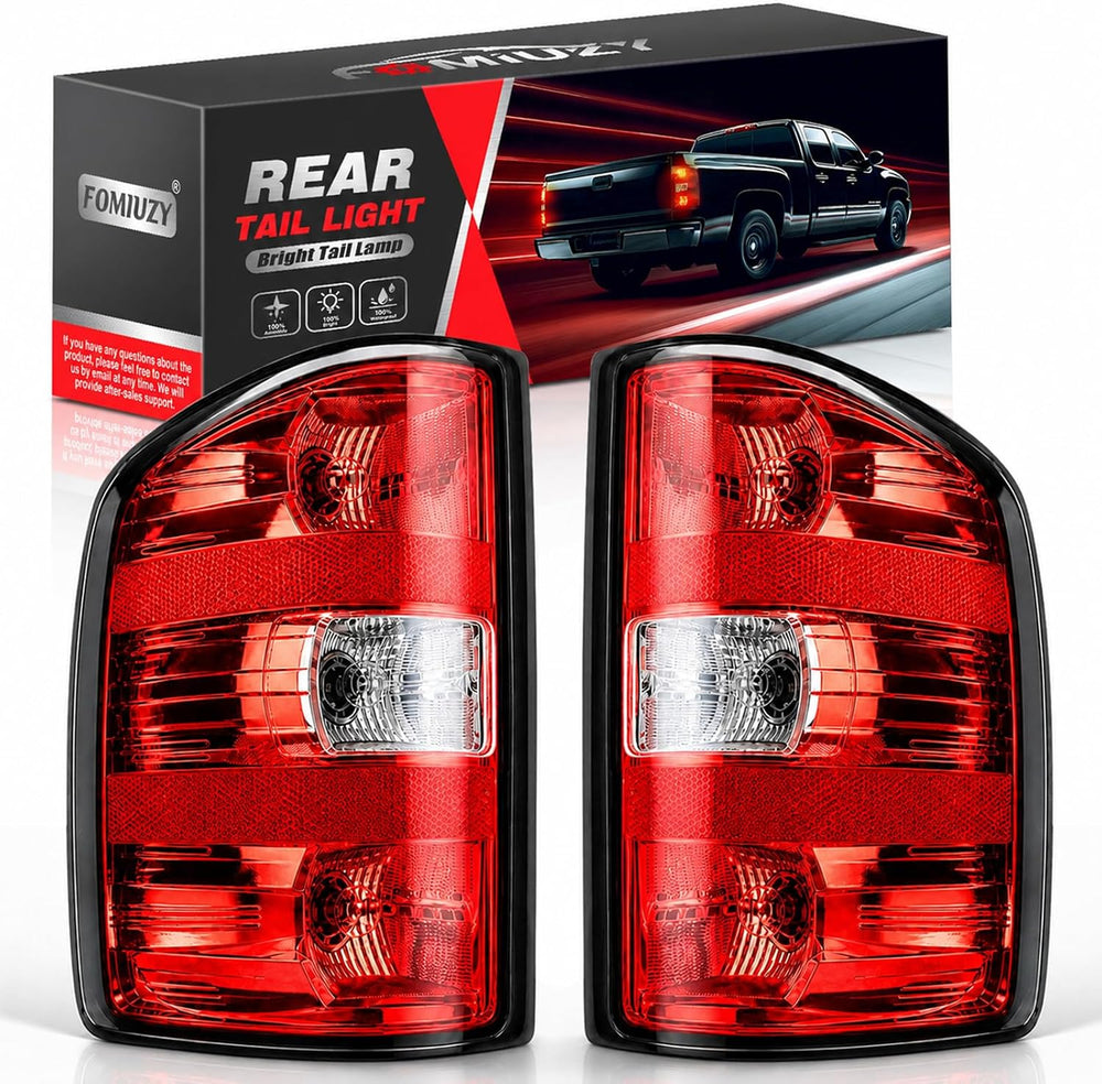 Tail Lights Assembly Fit 07-13 Chevy Silverado 1500 2007 2008 2009 2010 2011 ...