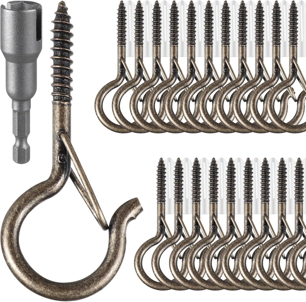 48 PCS Q-Hanger Hooks, Screw Hooks