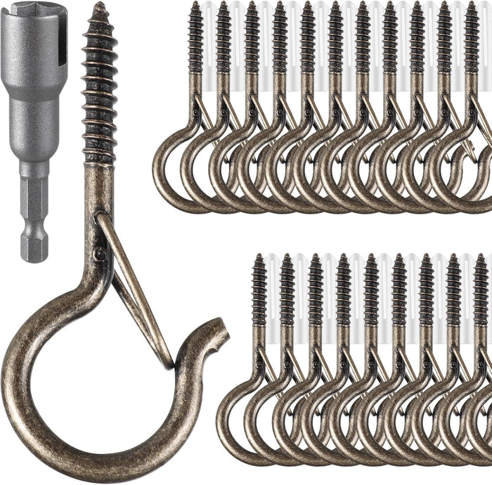 48 PCS Q-Hanger Hooks, Screw Hooks
