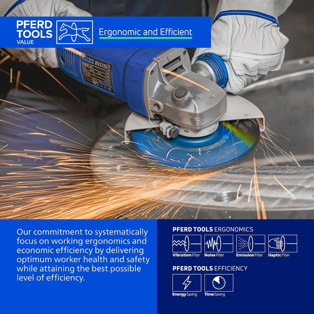 PFERD Start STEELOX, 7" x 1/4" x 5/8"-11, Grinding Wheel, Pack...