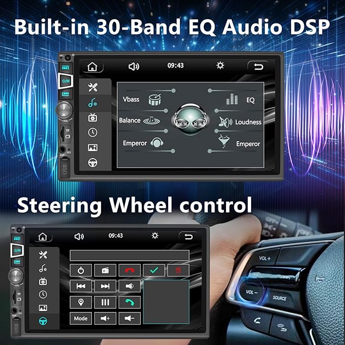 Double Din Car Stereo Compatible