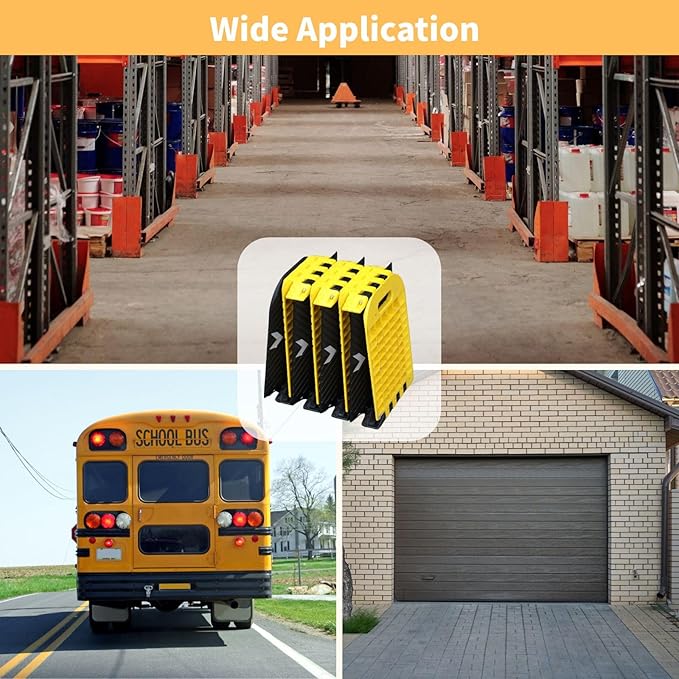 Collapsible Speed Bumps for Road - 10 Ft Portable Traffic Hump for Driveway