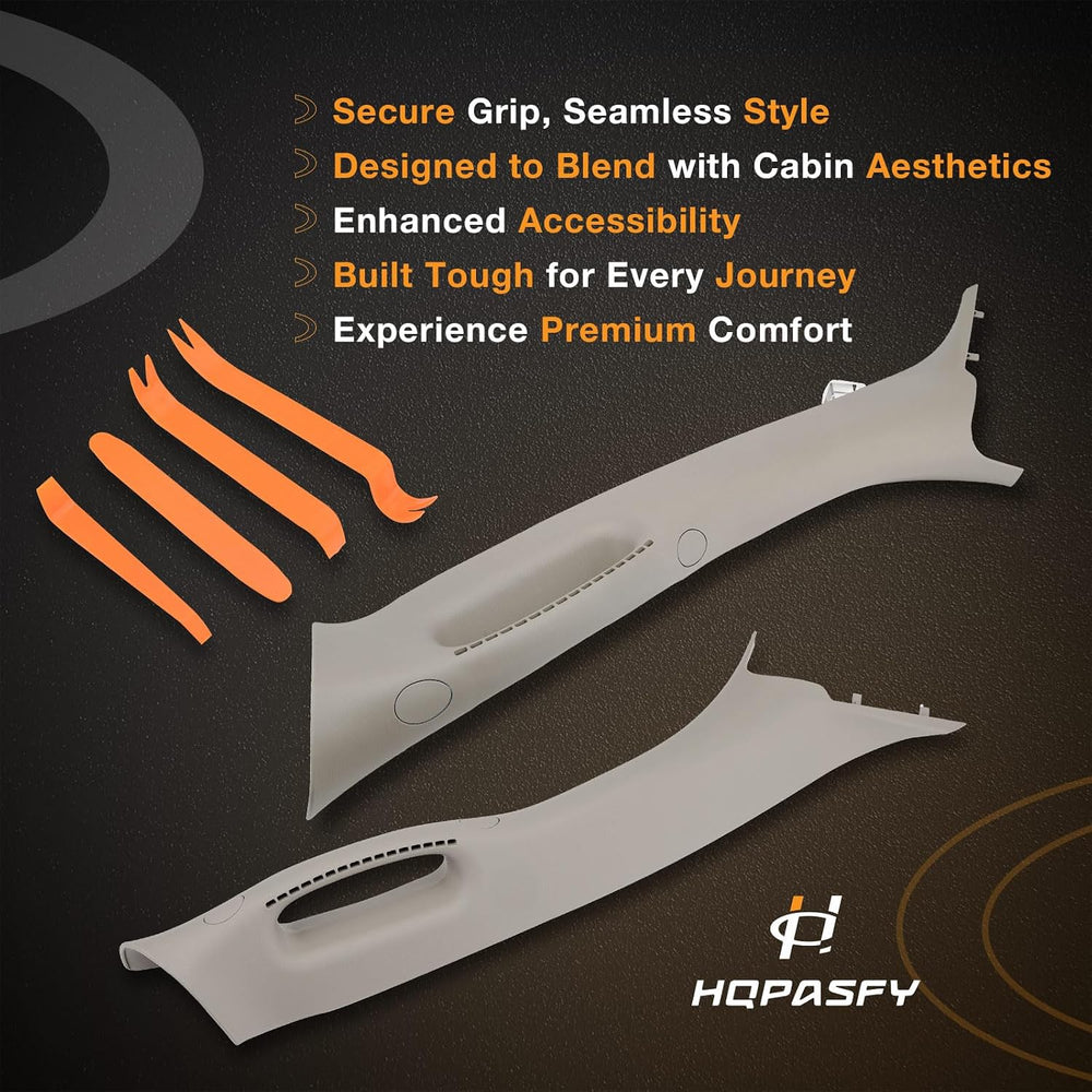 HQPASFY A Pillar Grab Handle Interior Trim (1 Pair), Compatible with 2002-200...